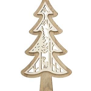 wooden xmas tree large