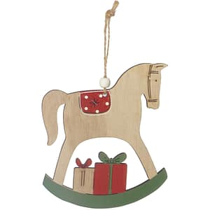 Hanging Rocking Wooden Horse - Set of 2
