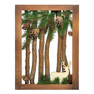 Christmas Frame in Copper Rectangle