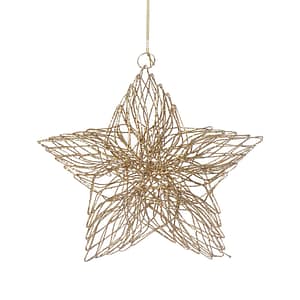 Gold Metal Hanging Star (Pollyanna)