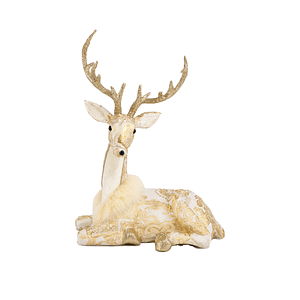 Sitting Reindeer Gold